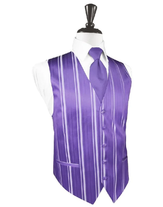 Freesia Striped Satin Tuxedo Vest Masculine Men's  Masculine Men's 