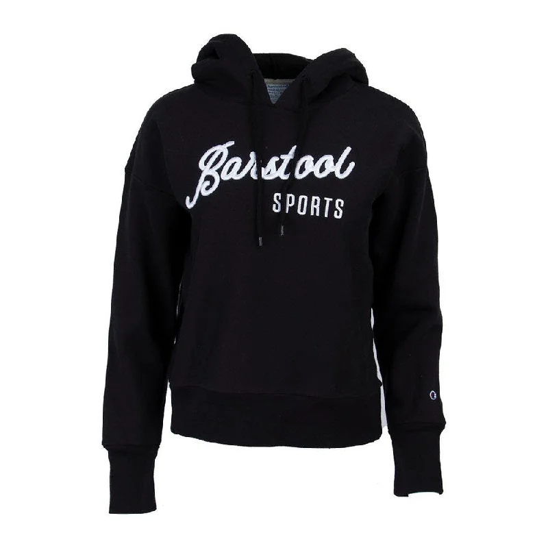 Barstool Sports Women's Champion Cropped Fleece Hoodie Modern Men's Tech Modern Men's Tech