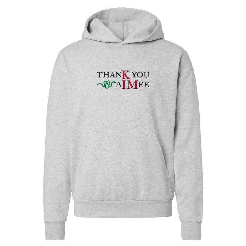 thanK you aIMee Hoodie Youthful Men's Anime Youthful Men's Anime