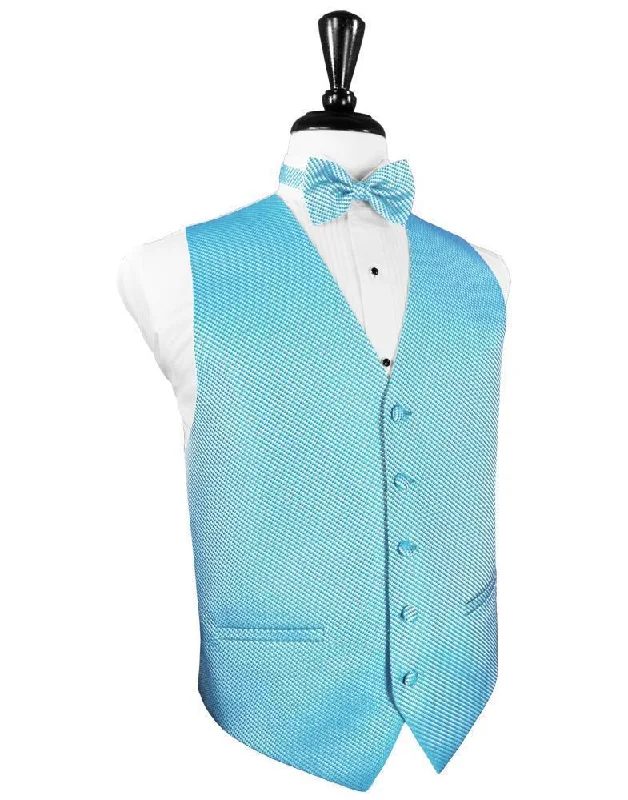 Turquoise Venetian Tuxedo Vest Artistic Men's Hand Artistic Men's Hand