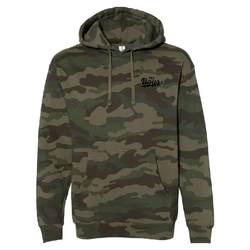 Bussin With The Boys Camo Hoodie Confident Men's High Confident Men's High