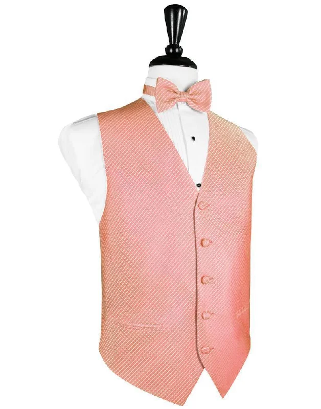 Coral Palermo Tuxedo Vest Monochromatic All Monochromatic All