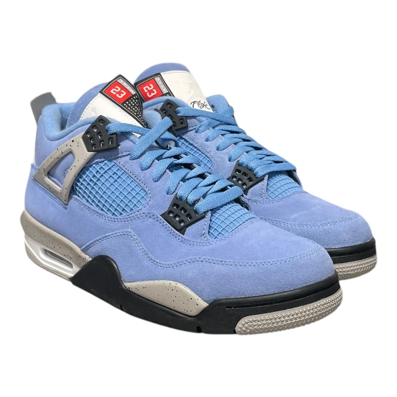 NIKE/AIR JORDAN 4 RETRO/Hi-Sneakers/US 11/Suede/BLU/CT8527-400 Dapper Men's Bow