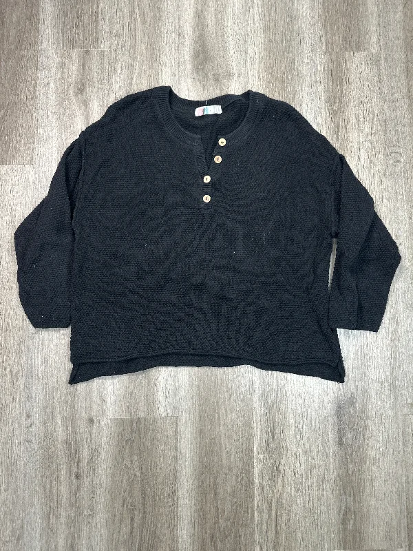 Top Long Sleeve By Free People In Black, Size: L British Gentleman Style