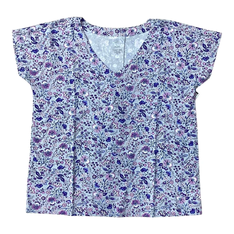 Top Short Sleeve By J. Jill In Purple, Size: Xs Gym