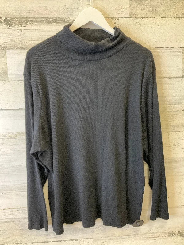 Top Long Sleeve By Old Navy In Black, Size: 4x Preppy Men's College