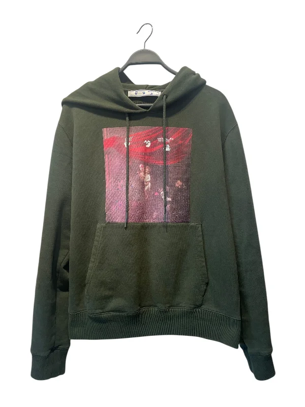 OFF-WHITE/Hoodie/XL/Graphic/Cotton/GRN/CARAVAGGIO Cclassic Men's Tweed