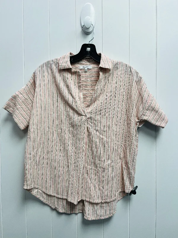 Pink Top Short Sleeve Madewell, Size Xxs Tough Men's Military