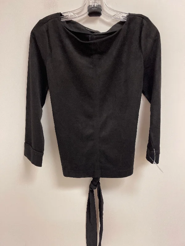 Top Short Sleeve By Banana Republic In Black, Size: M Elegant Men's Cashmere