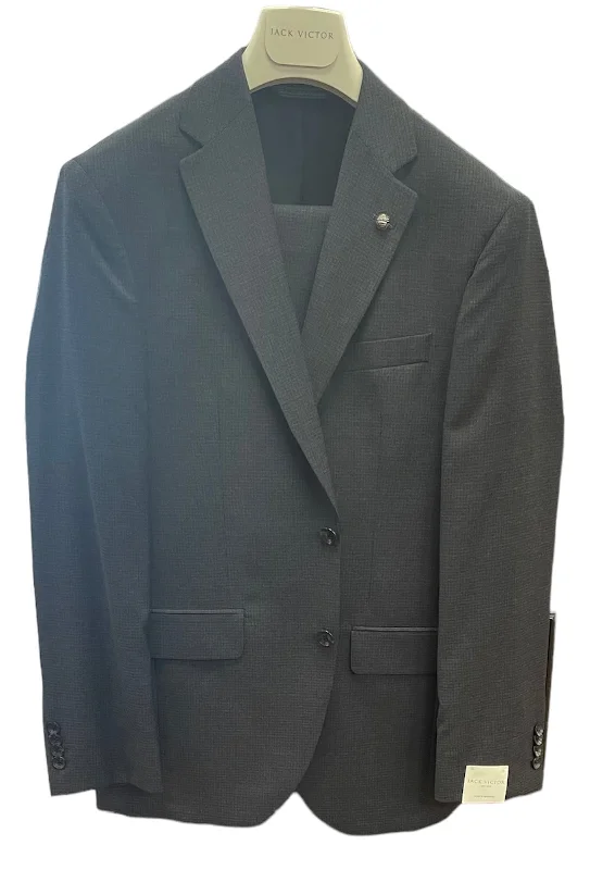 JACK VICTOR S/B SUIT - CHARC/NVY Laid