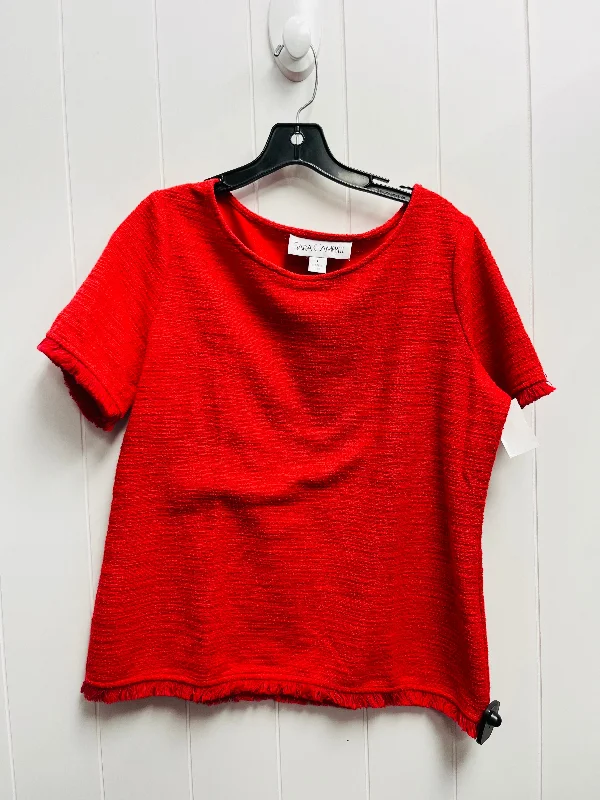 Top Short Sleeve By Clothes Mentor In Red, Size: L Confident Men's Power