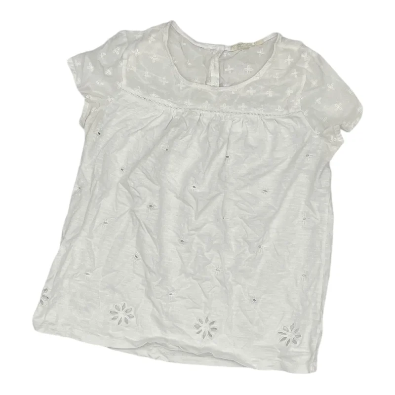 WHITE TOP SS by FATFACE Size:M Monochromatic All