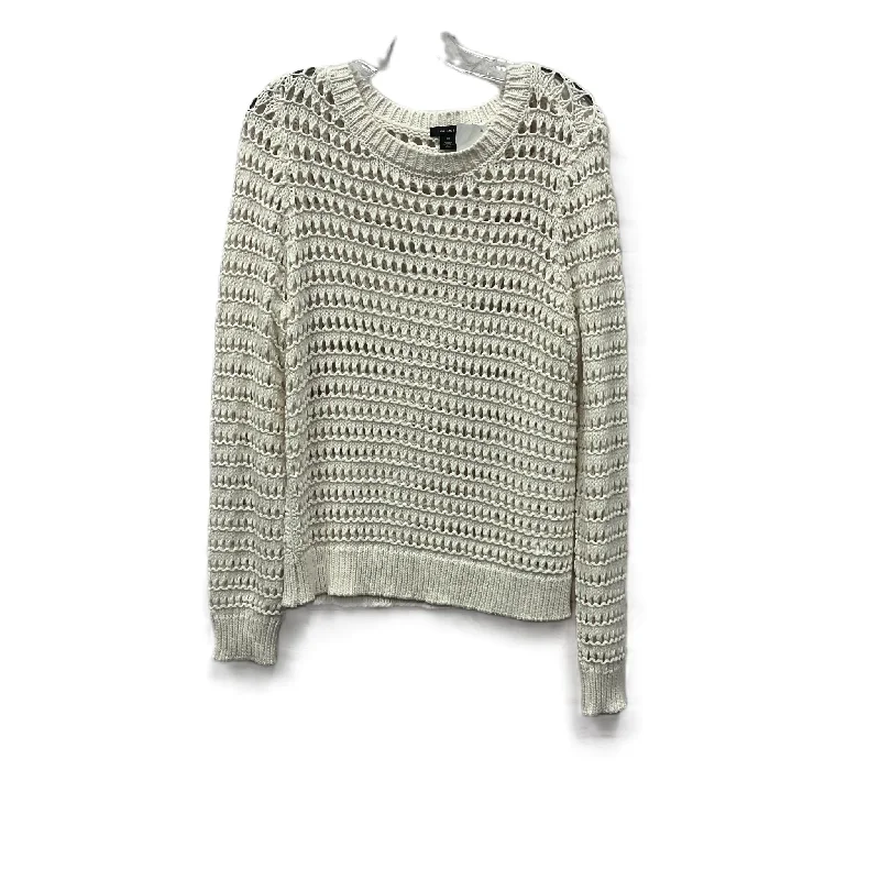 Sweater By Halogen In Cream, Size: M Street