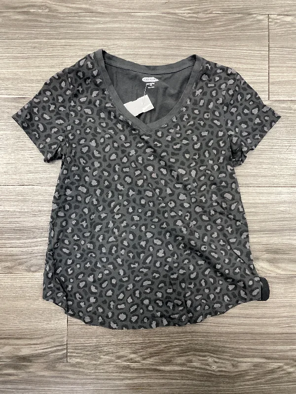 Top Short Sleeve By Old Navy In Animal Print, Size: Xs Unique Men's Patch