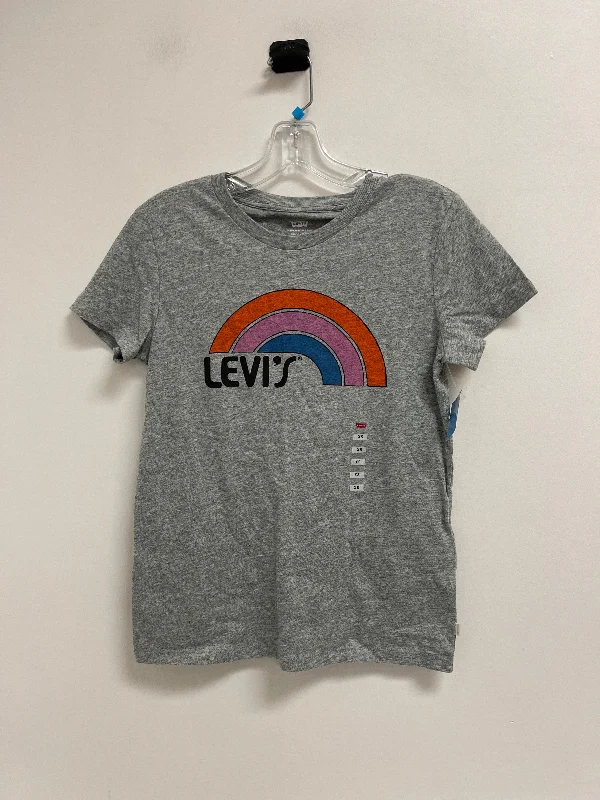 Top Short Sleeve By Levis In Grey, Size: Xs Hip Men's Urban