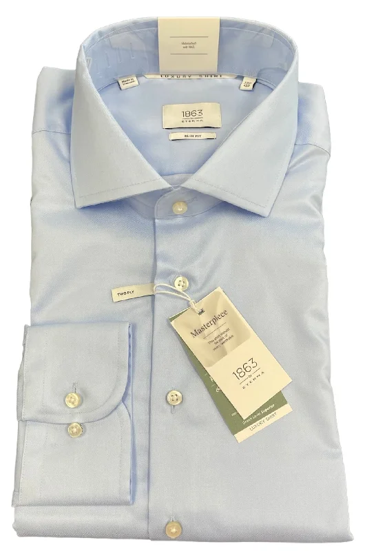 NON-IRON DRESS SHIRT 32/33 - SKY Sharp Men's Italian