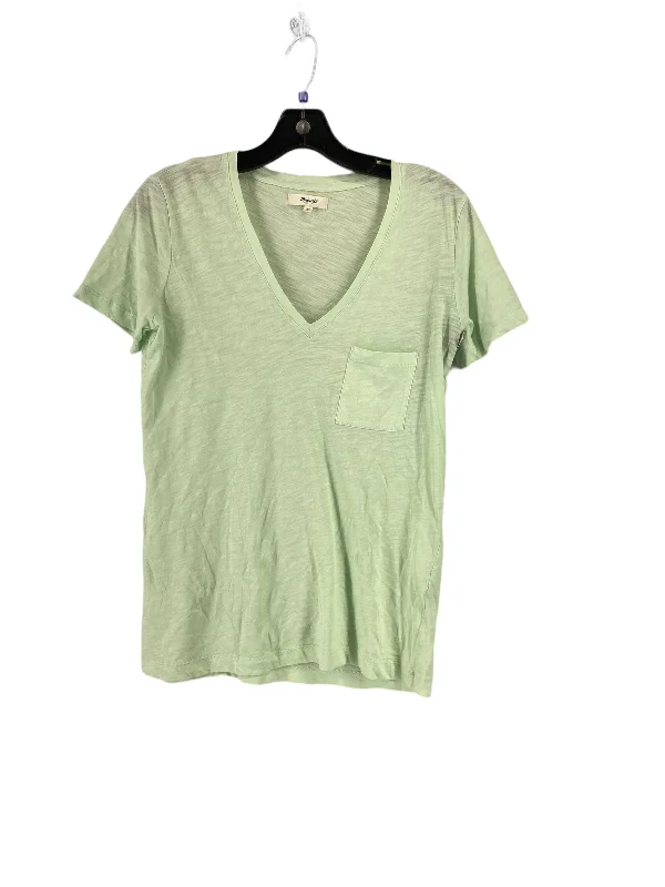 Green Top Short Sleeve Madewell, Size Xs Earthy Men's Sustainable 