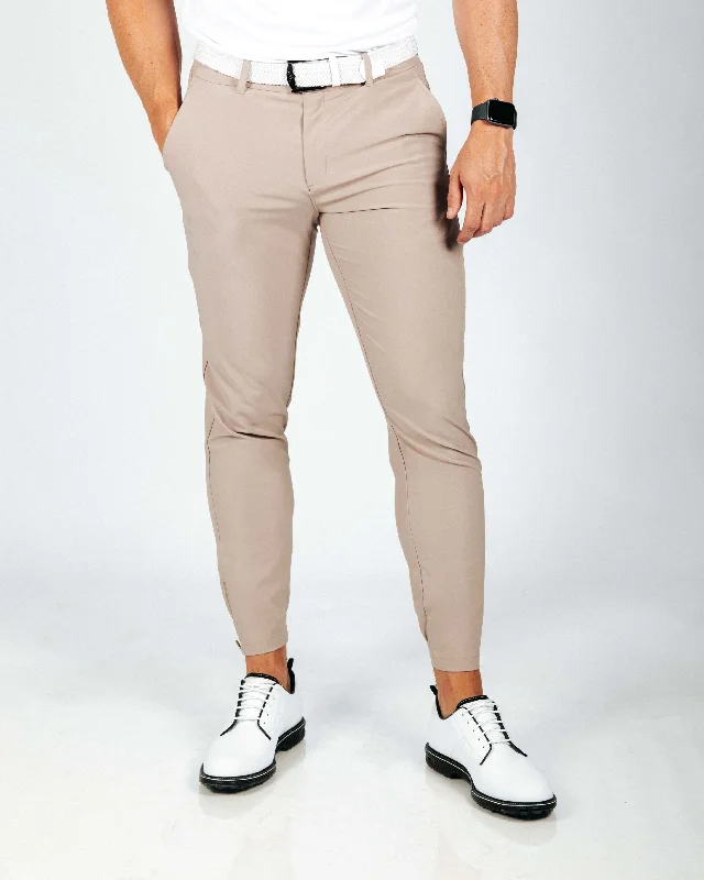 Men's Light Brown Golf Jogger Practical Men's Quick