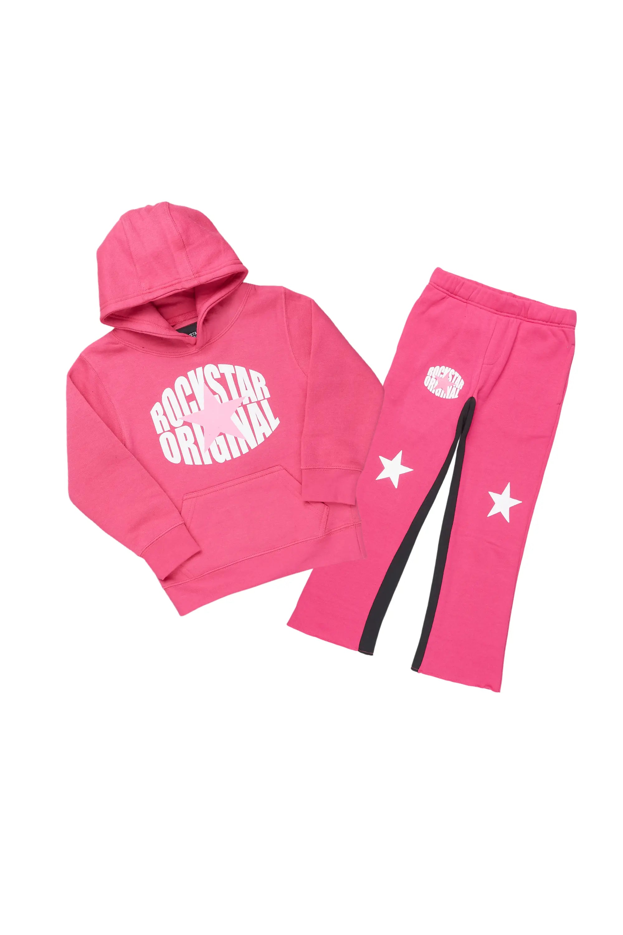 Girls Lucia Fuchsia Baggy Fit Pant Set Casual Men's Short