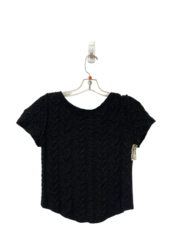 Top Short Sleeve By Free People In Black, Size: S Dynamic Men's Moto