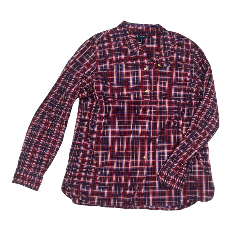 Top Ls By Gap In Red, Size:Xl Traditional Men's Wool