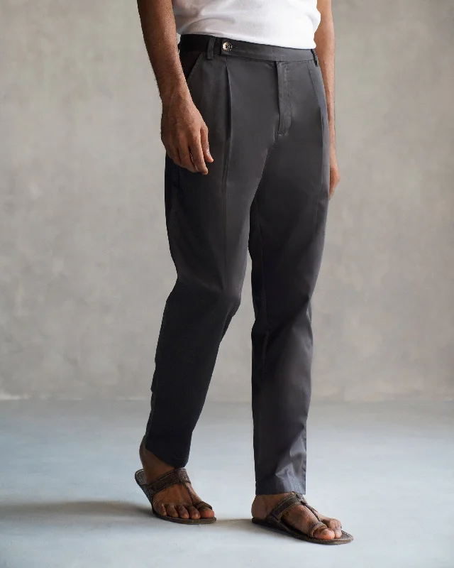 Coast Pants - Dark Grey Monochromatic Office Style