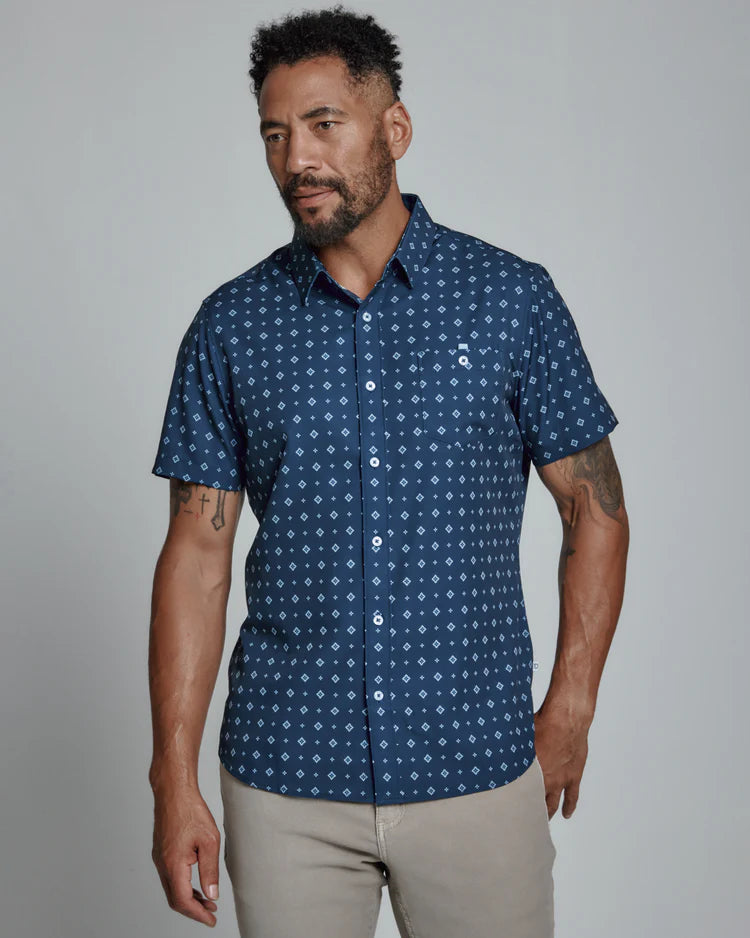 RONIN SHORT SLEEVE - NAVY Bohemian Men's Free