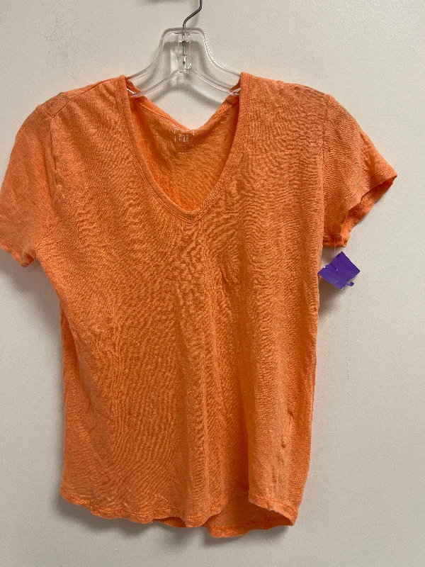 Orange Top Short Sleeve Basic Gap, Size Xs Dynamic Men's Moto