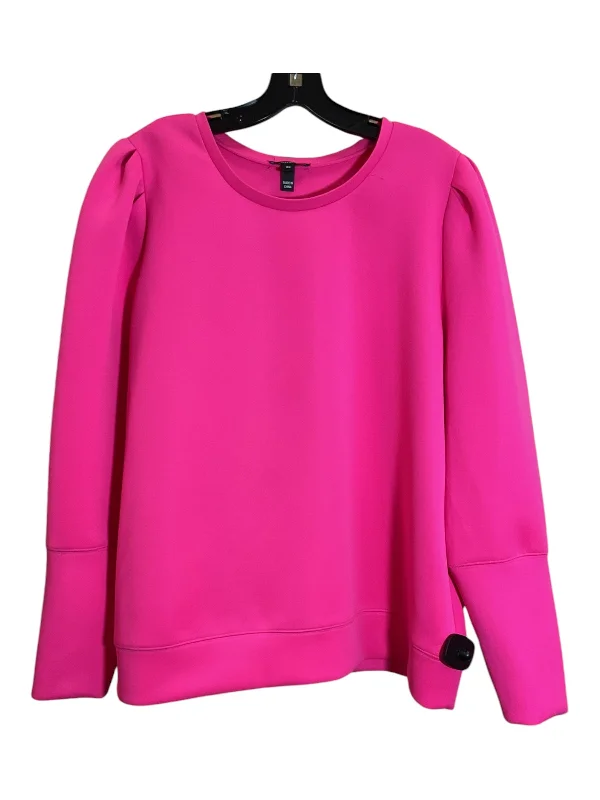 Top Long Sleeve By Stella And Dot In Pink, Size: 2x Sharp Men's Italian