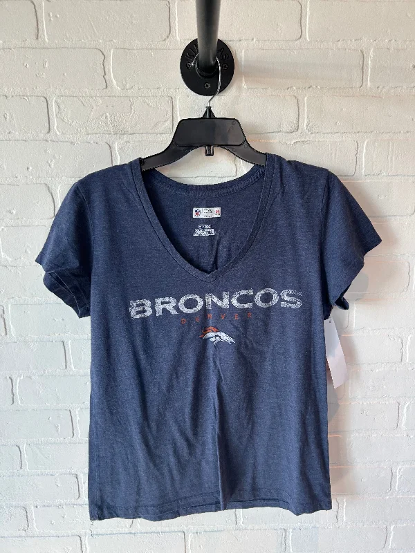 Top Long Sleeve Basic By Nfl In Blue, Size: Xl Laid