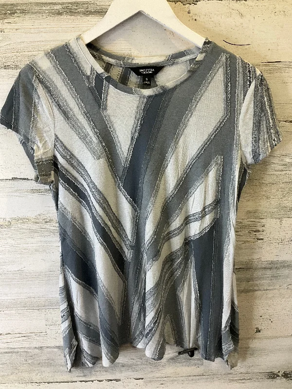 Grey Top Short Sleeve Simply Vera, Size S Practical Men's Multi