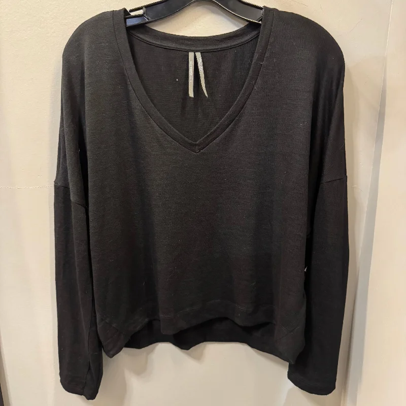 Top Long Sleeve Basic By Anthropologie In Black, Size: S Refined Men's Velvet