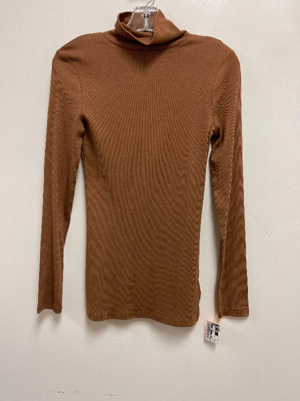 Top Long Sleeve By A New Day In Brown, Size: S Refined Men's Classic 