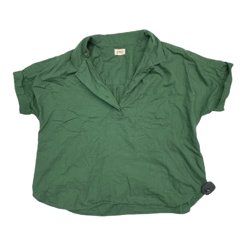 Top Short Sleeve By Cmc In Green, Size: Xl Street