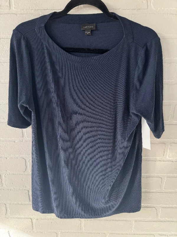 Top Short Sleeve Basic By J. Jill In Navy, Size: M Dapper Men's Bow