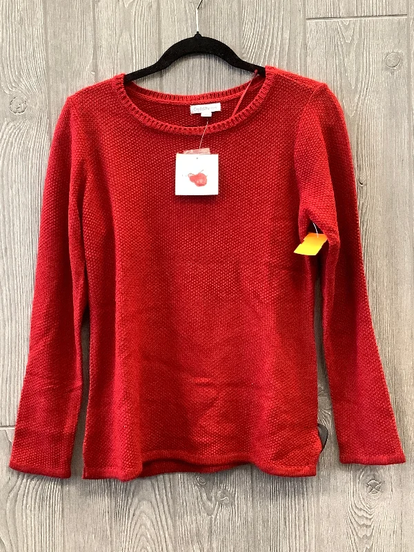 Top Long Sleeve By Croft And Barrow In Red, Size: S Bohemian Men's Free