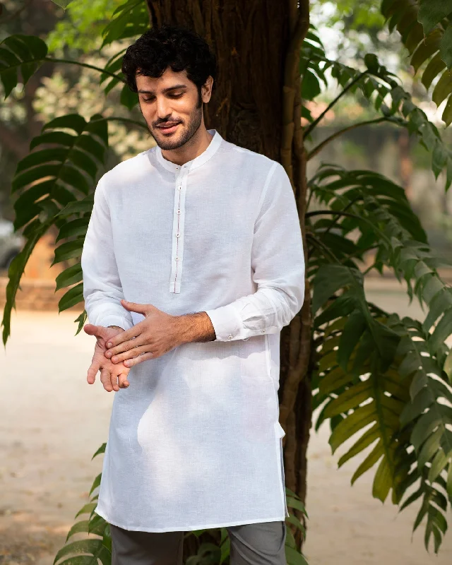 Chandni Chowk Kurta - White Dynamic Men's High