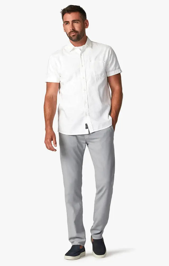 34 HERITAGE | Verona Chino Pants | Grey High Flyer Preppy Men's College