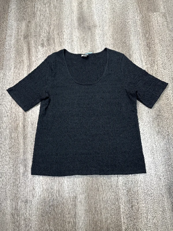 Top Short Sleeve Basic By A New Day In Black, Size: L Dynamic Men's High