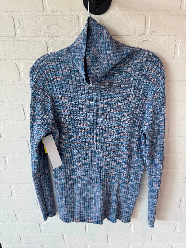 Top Long Sleeve By Sundance In Blue, Size: 1x Preppy Men's College