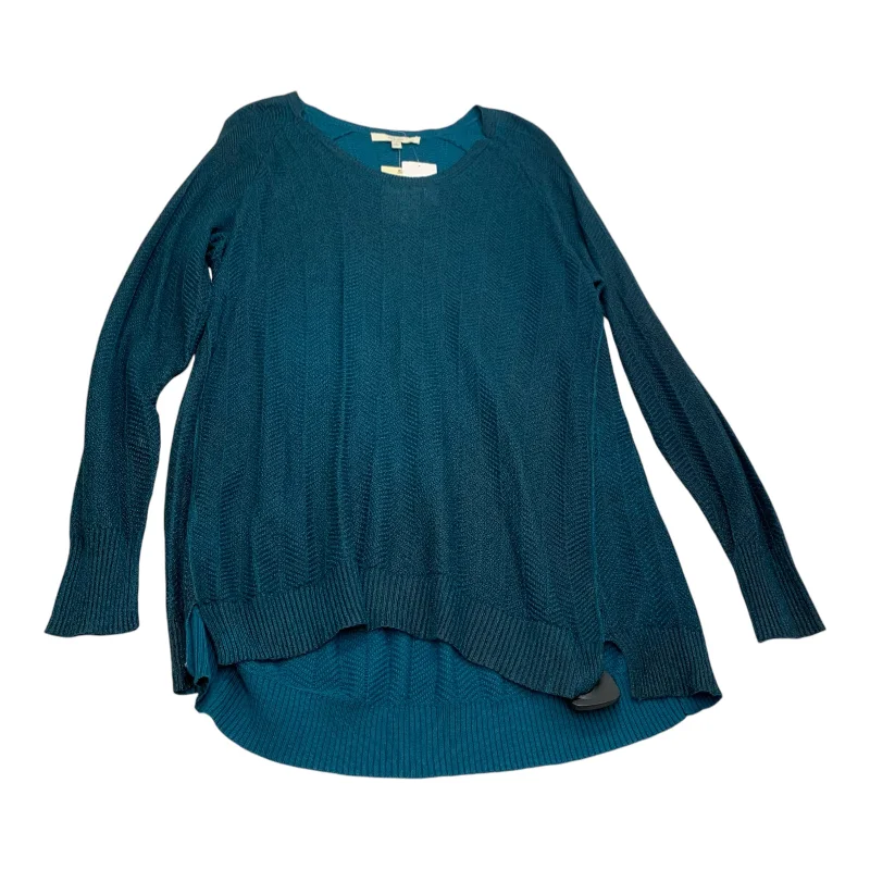 Top Long Sleeve By Sejour In Teal, Size: 1x Cozy Men's Winter