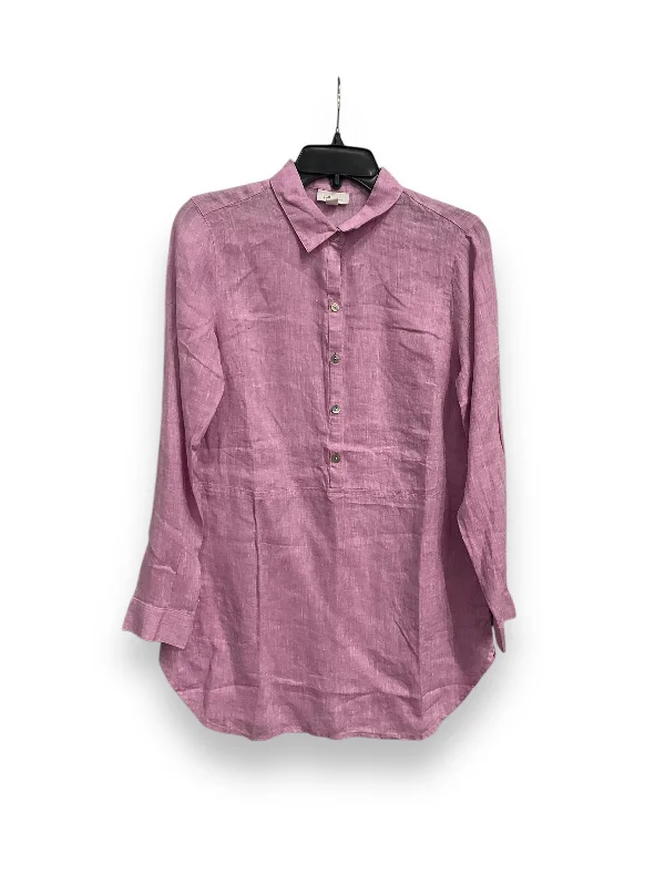 Top Long Sleeve By J. Jill In Pink, Size: Xs Dynamic Men's Moto