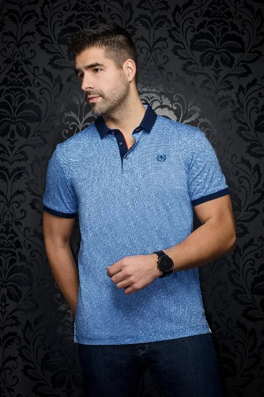 AU NOIR I Polo I Lindell Indigo Athletic Men's High