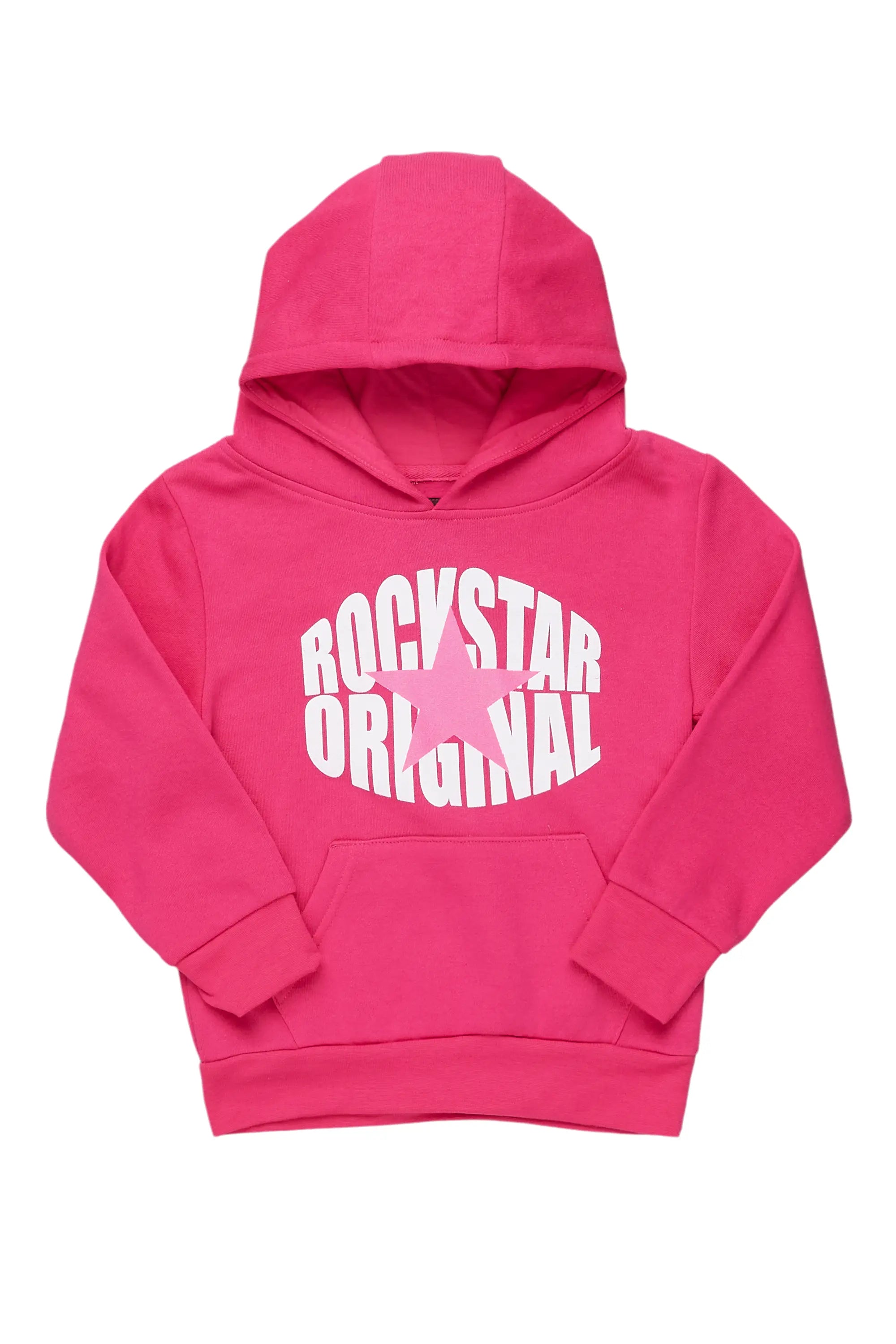 Girls Mia Fuchsia Graphic Hoodie Sophisticated Men's French