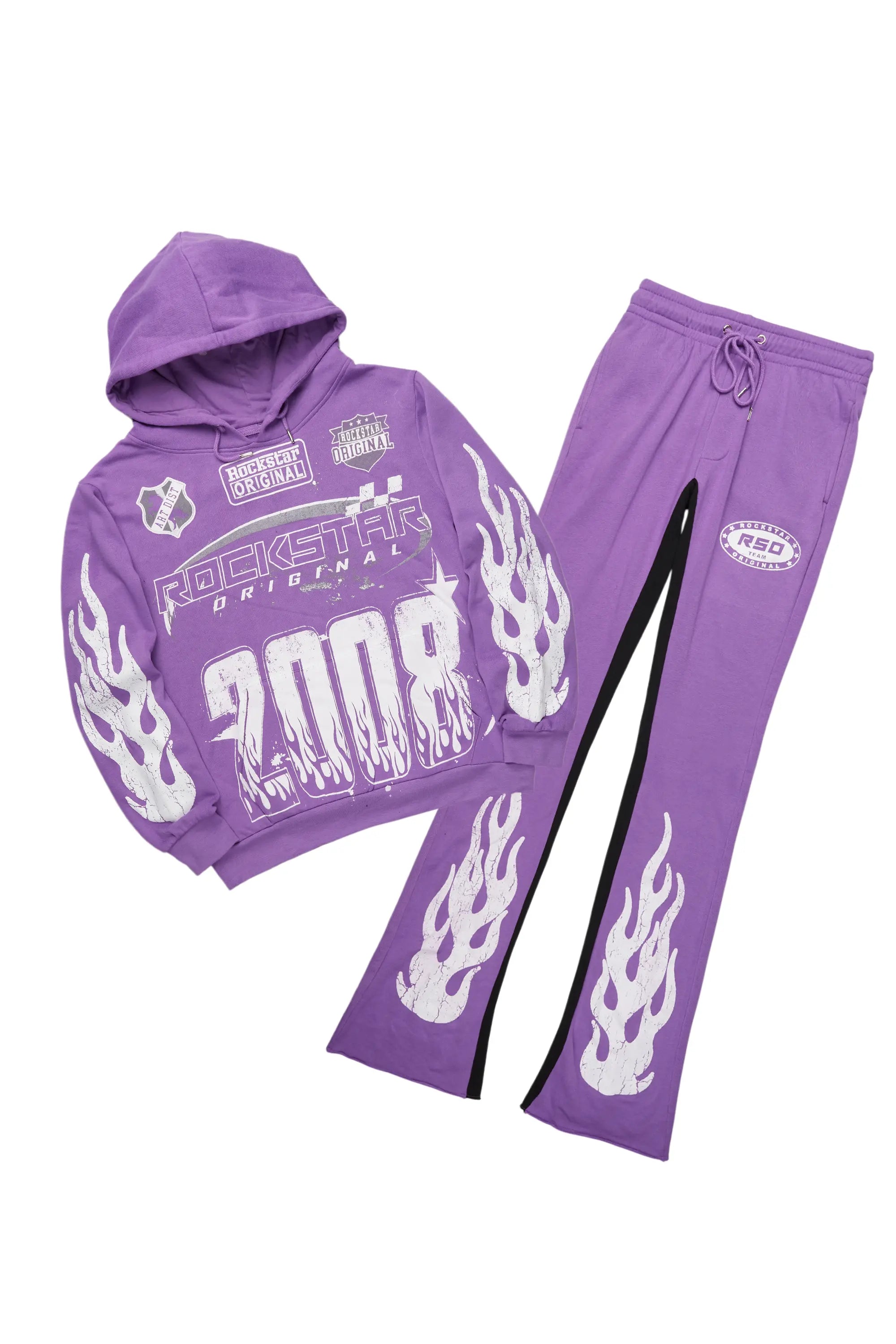 Esha Purple Stacked Trackset Hip Men's Retro