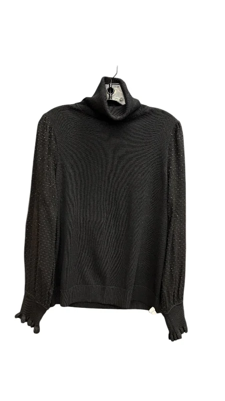 Top Long Sleeve By Loft In Black, Size: M Laid