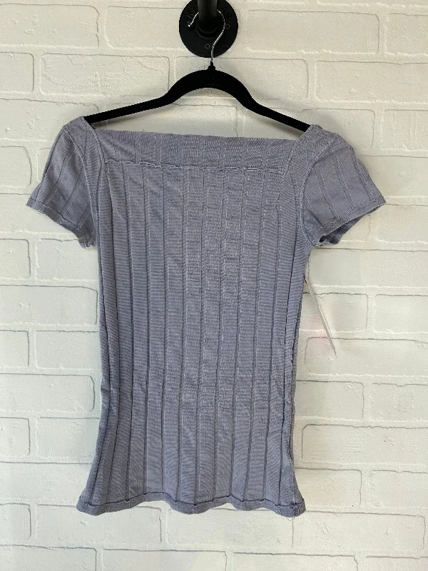 Purple Top Short Sleeve We The Free, Size Xs Vacation