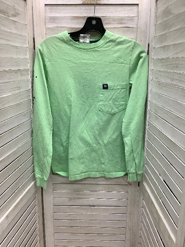 Top Long Sleeve By Simply Southern In Green, Size: Xs Masculine Men's Thick