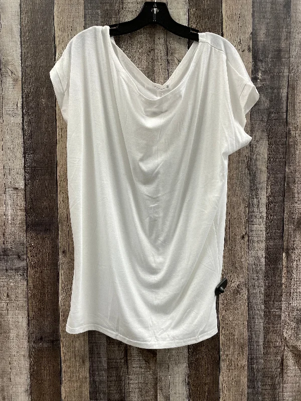 White Top Short Sleeve Cme, Size M Organic