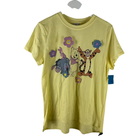 Top Short Sleeve Basic By Disney Store In Yellow, Size: L Earthy Men's Hemp